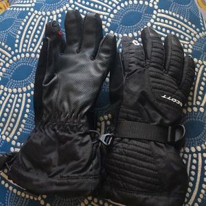 Scott ski gloves for kids, size small